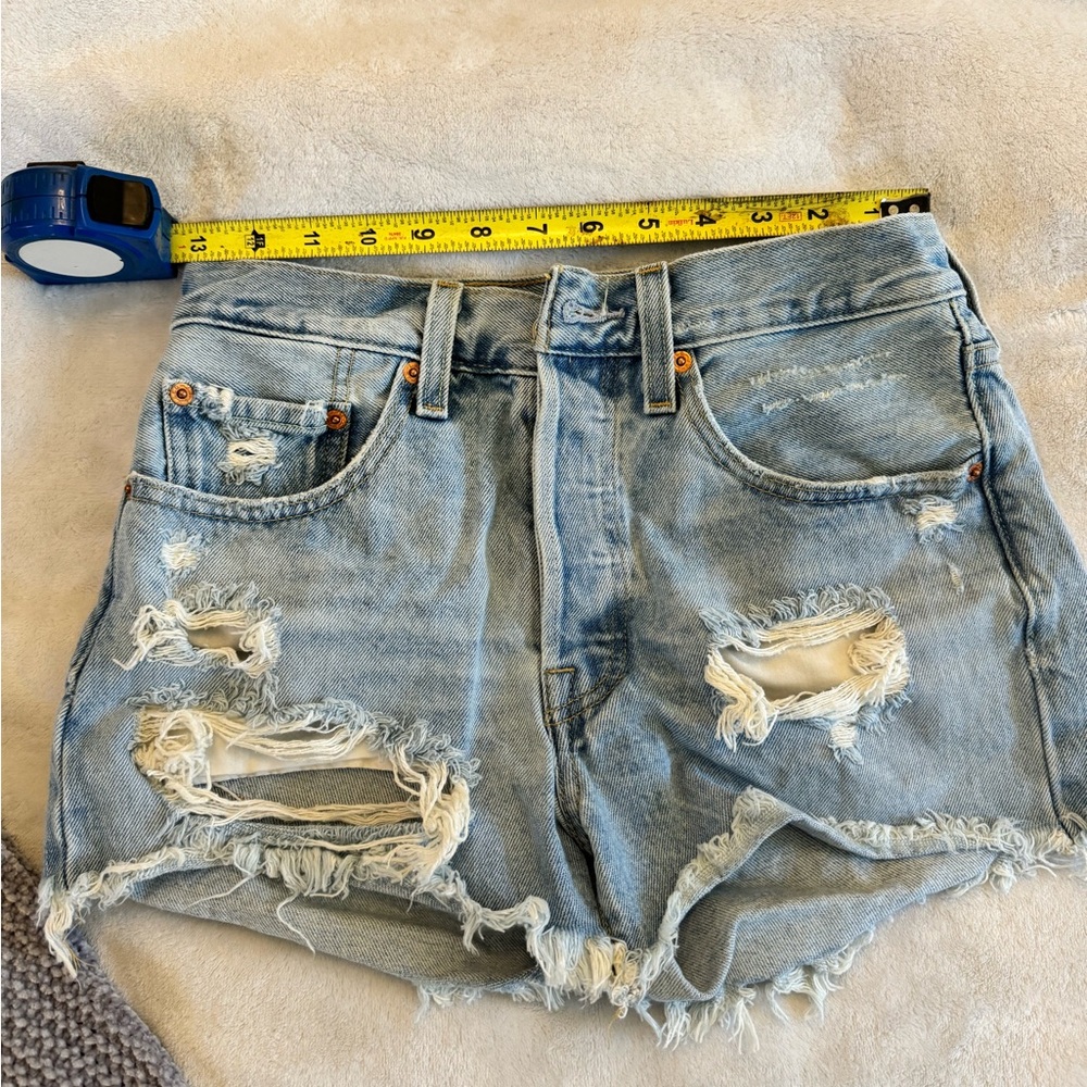 Levi’s Distressed Denim Shorts